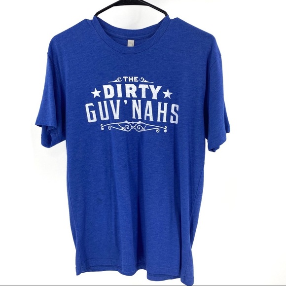 Next Level Apparel Other - Dirty Guv’nahs royal blue tee men’s Sz M. #A5